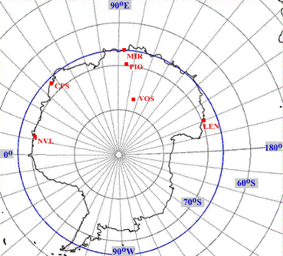 Российские геомагнитные обсерватории в Антарктике