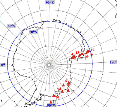 Volcanoes of Antarctic