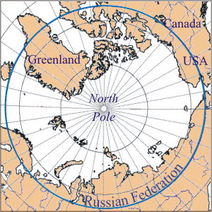 Map of Arctic