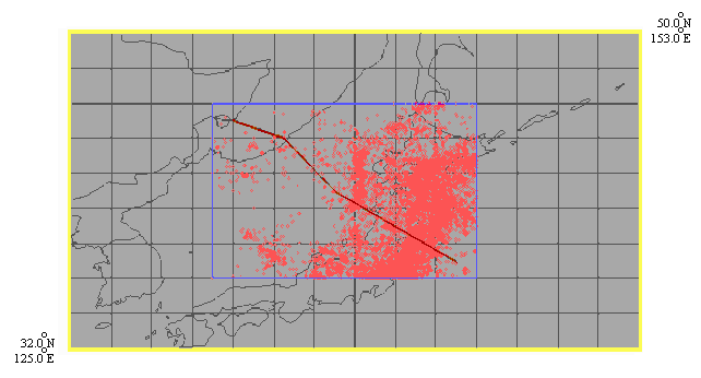 Eathquake spatial distribution