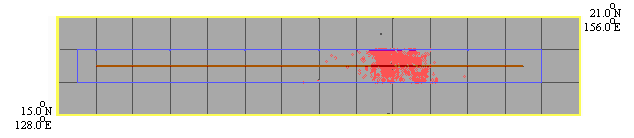 Eathquake spatial distribution